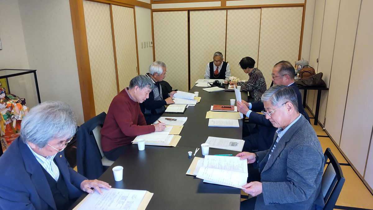 東京電機大学校友会宮城県支部 支部連絡協議会で集まった様子