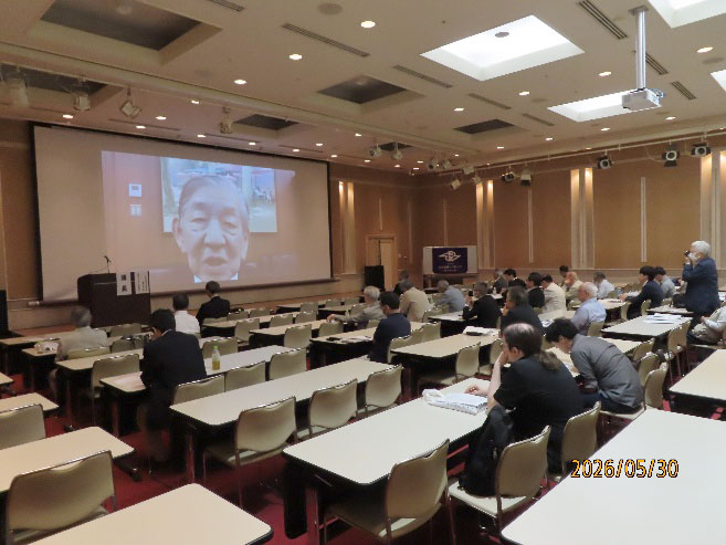 東京電機大学神奈川県支部令和8年度総会の渡辺学園理事ビデオレター
