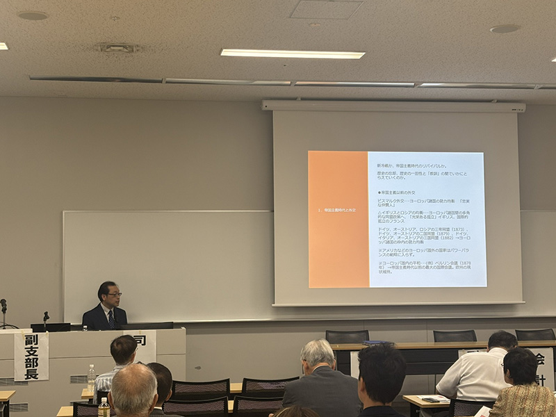 東京電機大学校友会千葉県支部総会講演会写真