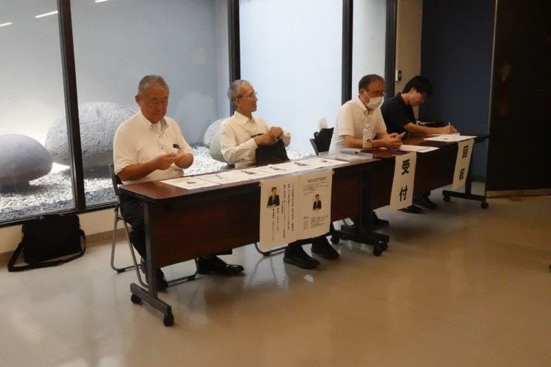 東京電機大学神奈川県支部令和8年度公開講演会の受付風景