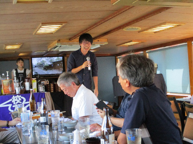 東京電機大学神奈川県支部令和8年度「屋形船納涼幹事会」開催報告の昨年に続いての参加幹事スピーチ